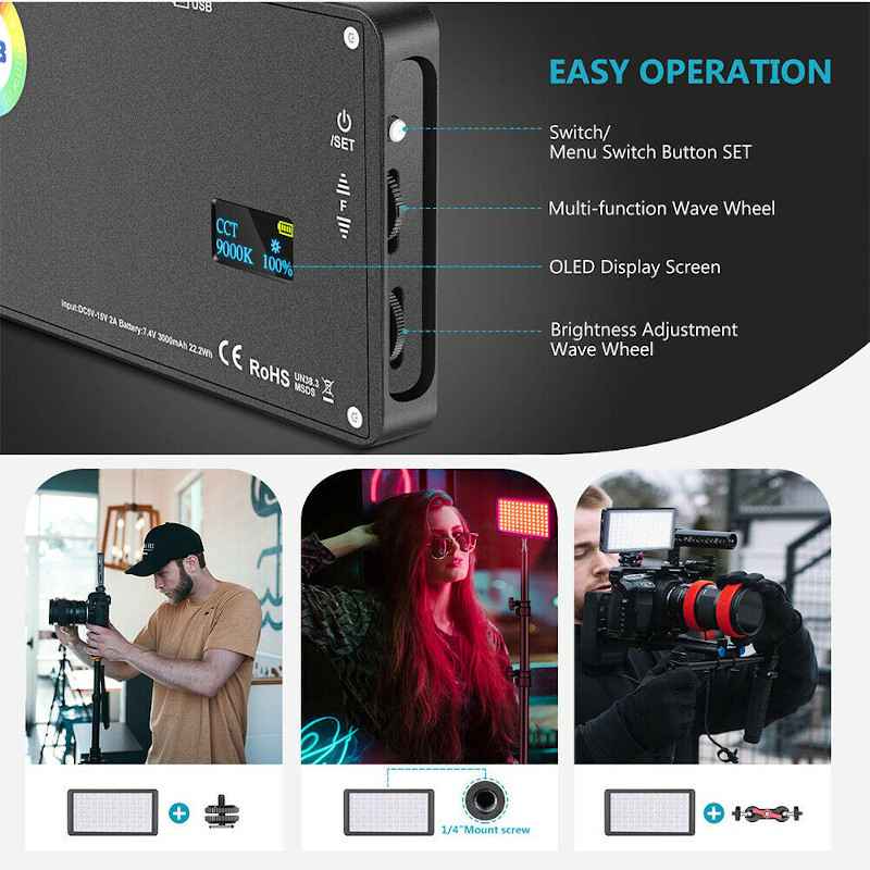 Soonwell P9 RGB Pocket Light